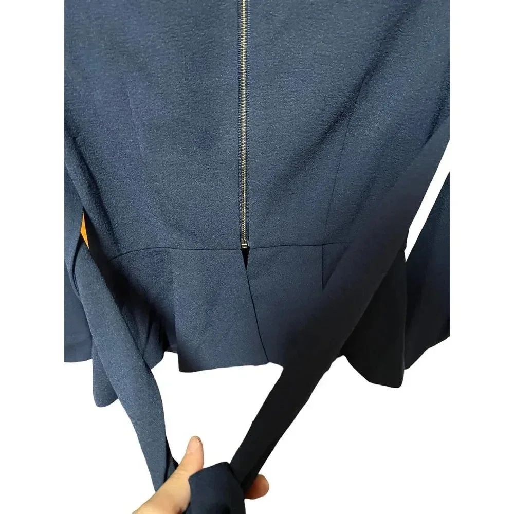 Dress The population Andreas Wrap Top & Wide Leg Pant Set - Picture 9 of 11